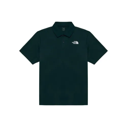 THE NORTH FACE CMX PRIME Polo Shirt Men's Dark Aqua Green