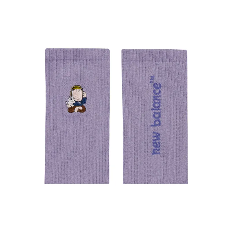 New Balance Knee High Socks Unisex 1 Pack Purple-3