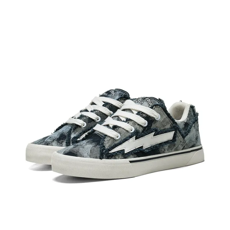 1xact Cover Skateboard Shoes Unisex Low Top White-14