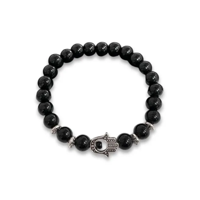 LuluCanaan Obsidian Bracelets Unisex-3