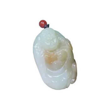 BUDOUXIAOAI Pendants Sugar Jade Women's
