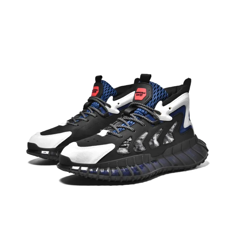 Ncmt Slip Resistant, Abrasion Resistant, Breathable, Supportive, Rebound Mid Top Running Shoes Unisex-2