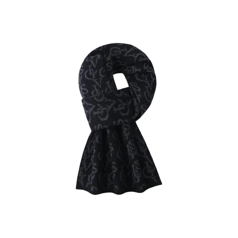 LIBO Cotton Knit Scarves Unisex-3