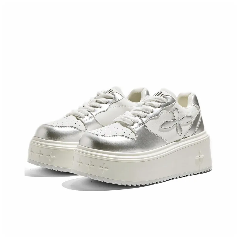 DGUMI Coverage Slip Resistant, Abrasion Resistant, Height Increasing Low Top Skateboard Shoes Women's-1