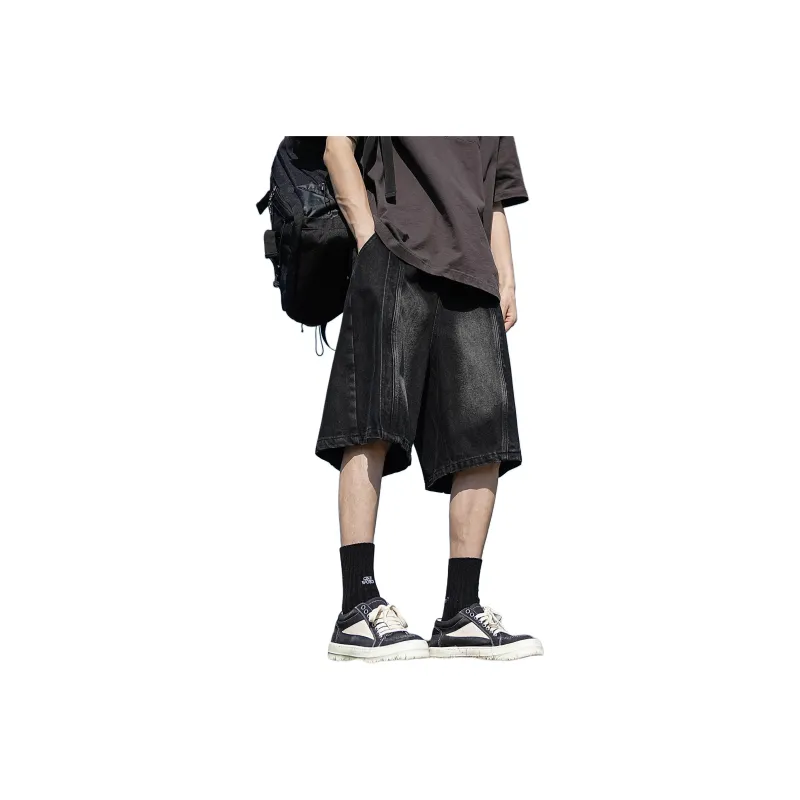 FONDLOOK Denim Shorts Unisex-2