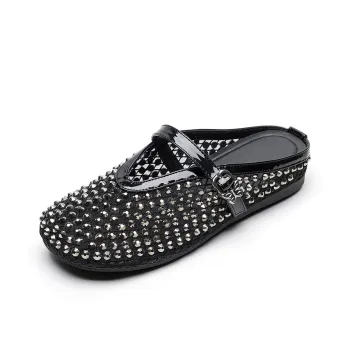 MADALLO Closed Toe Slippers Women's Black