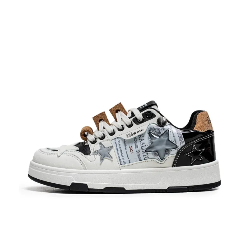Dragon Dance Low Top Skateboard Shoes White-0