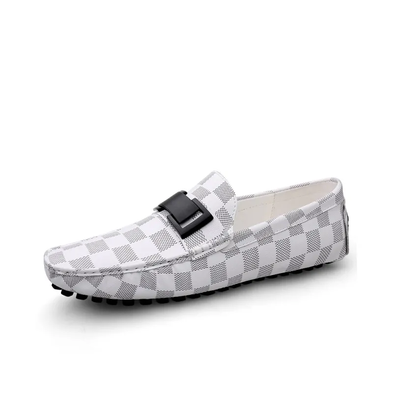 Dunnu Men's Casual Shoes Men Low Top White-5