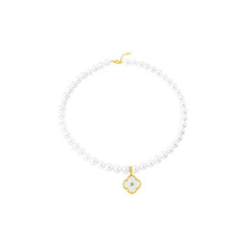CHOW KING SANG Shell Pearl Necklaces Women's