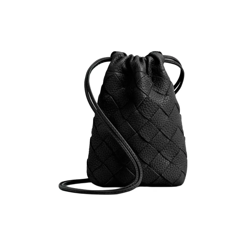 Bottega Veneta Cow Leather Crossbody Bag Men's Black-1