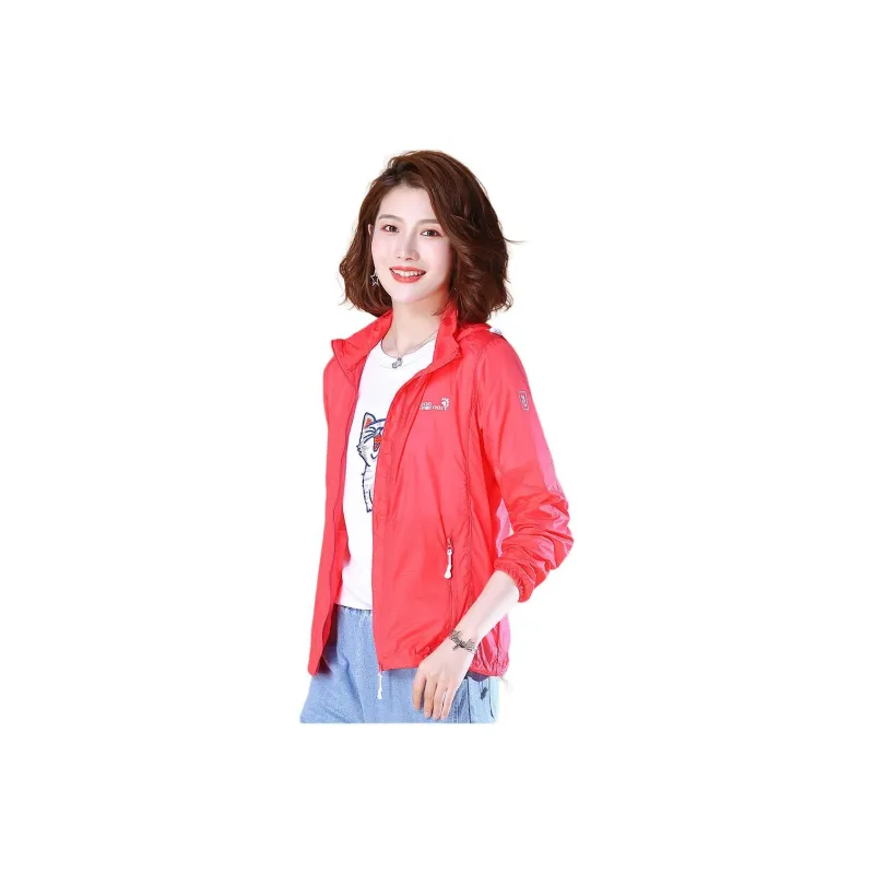Flowers In Water Cropped Coat Women's-2