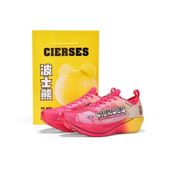 Bos Bear X CLERSES Muscle Cloud Limited Running Shoes Unisex Low Top Red