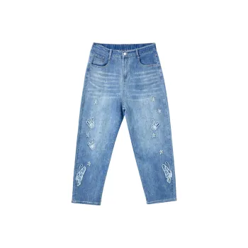 LUYOUYE Jeans Women's Blue