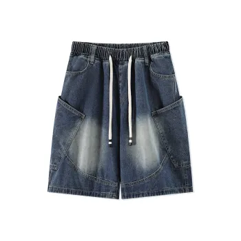 Michael Rock Denim Shorts Unisex