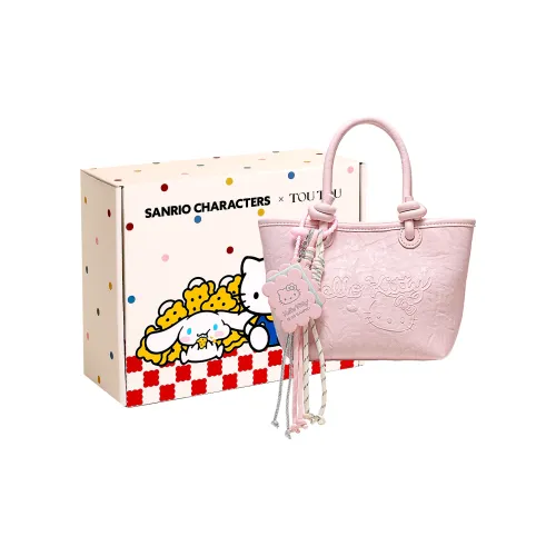 TOUTOU Hello Kitty Collaboration Hello Kitty Synthetic Leather Handbag Regular Women's Cherry Blossom Pink