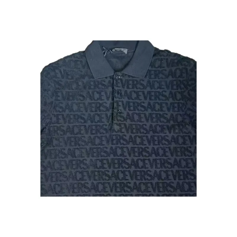 VERSACE Polo Shirts Men Blue-2