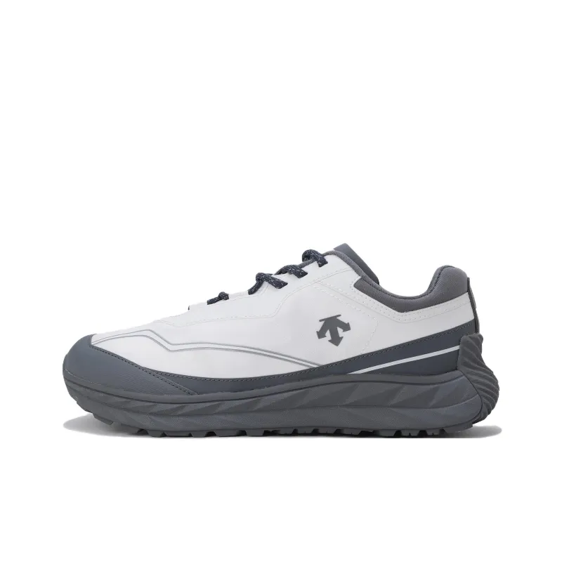 DESCENTE Terrain D Anti Slip Wear Resistant Low Top Casual Shoes Unisex White Gray-0