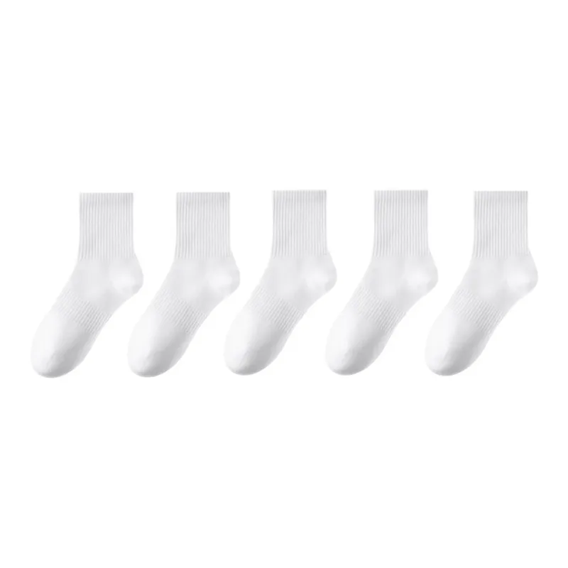 Lan Miao Mid Calf Socks Men's 5 Pack-0