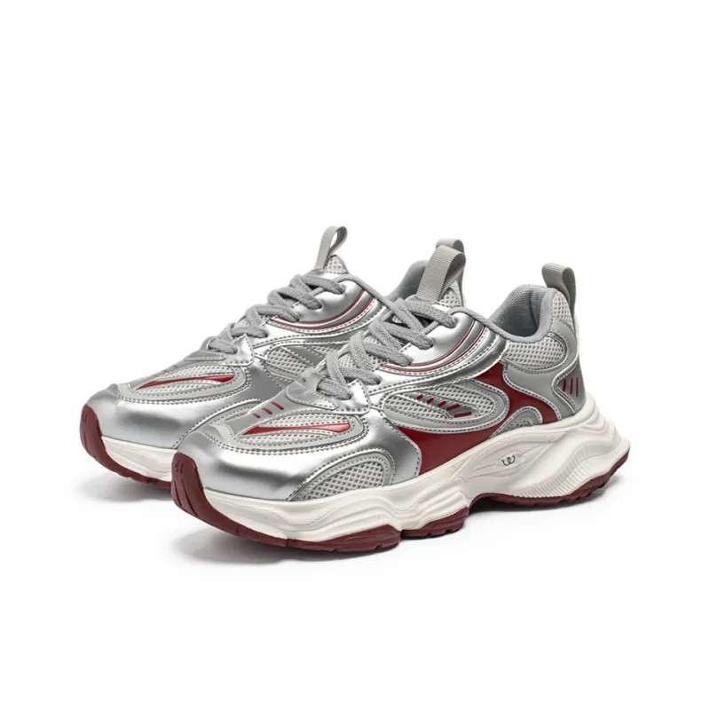ROBINHOOD Cushioning, Slip Resistant, Abrasion Resistant, Coverage, Support, Lightweight Low Top Chunky Sneakers Men's-7