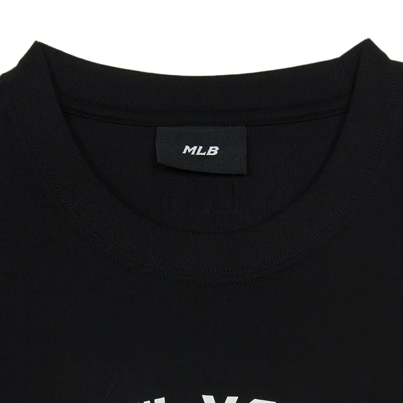 MLB Frowning Bear Collection New York Yankees SS25 T Shirt Unisex Black-4