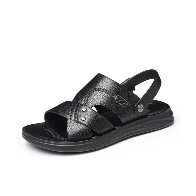 Ritai Beach Sandals Men Brown-1