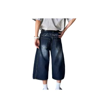 TELENT Denim Shorts Unisex Blue