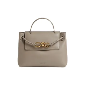 Bottega Veneta Calfskin Shoulder Bag, Crossbody Bag, Handbag Small Size Women's Limestone Color