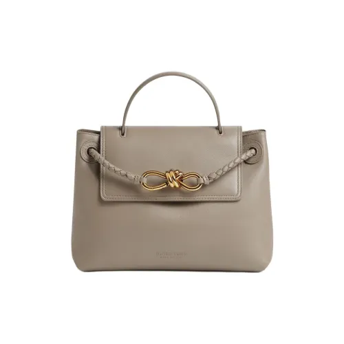 Bottega Veneta Calfskin Shoulder Bag, Crossbody Bag, Handbag Trumpets Women's Lime Stone Color