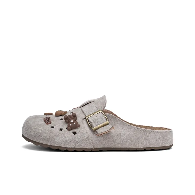 XMISTUO Quiet Slip Resistant Closed Toe Slippers Women's-4
