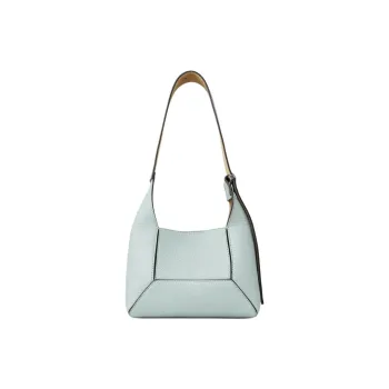 Jimmy Choo Diamond Cow Leather Shoulder Bag Small Size Women's Green