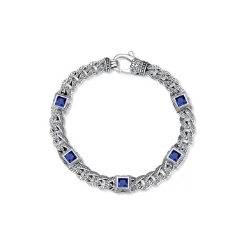 Quarqor S925 Silver Bracelets Men's