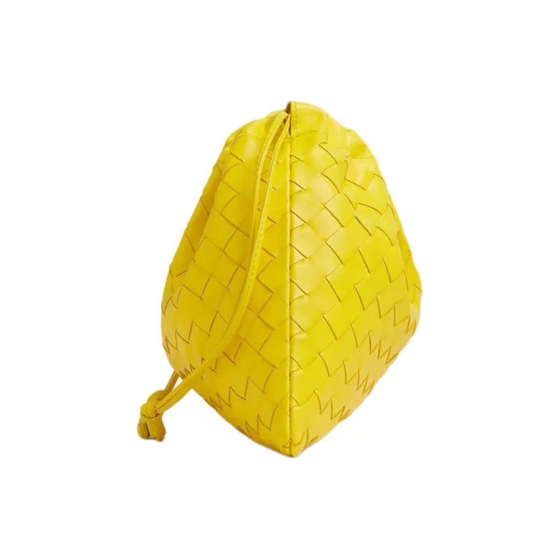 Bottega Veneta Dustbag Calfskin Handbag Women's Sulfur Color-2