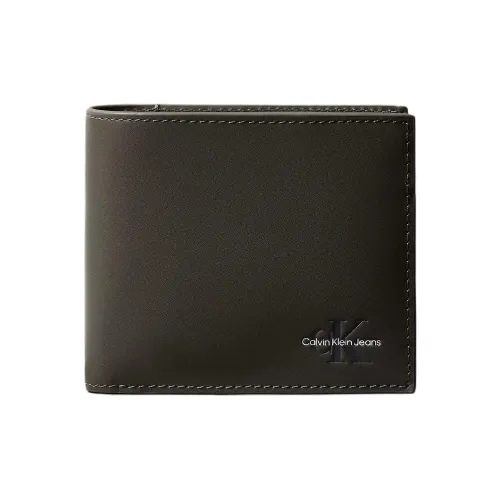 CALVIN KLEIN Leather Wallet Men's Beluga