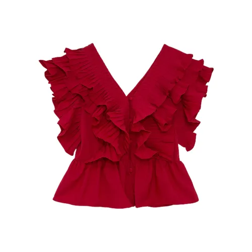 Icicofficial Shirts Women's Red