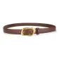 Gold Buckle Stone Oval in Brown