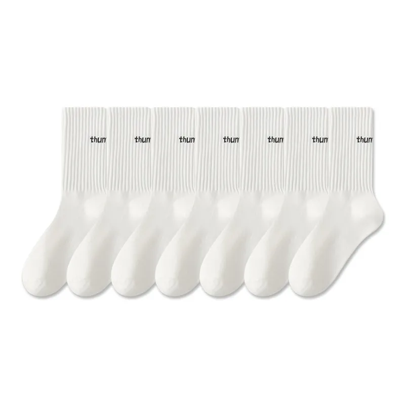 Mulong Family Mid Calf Socks Unisex 5 Pack-48