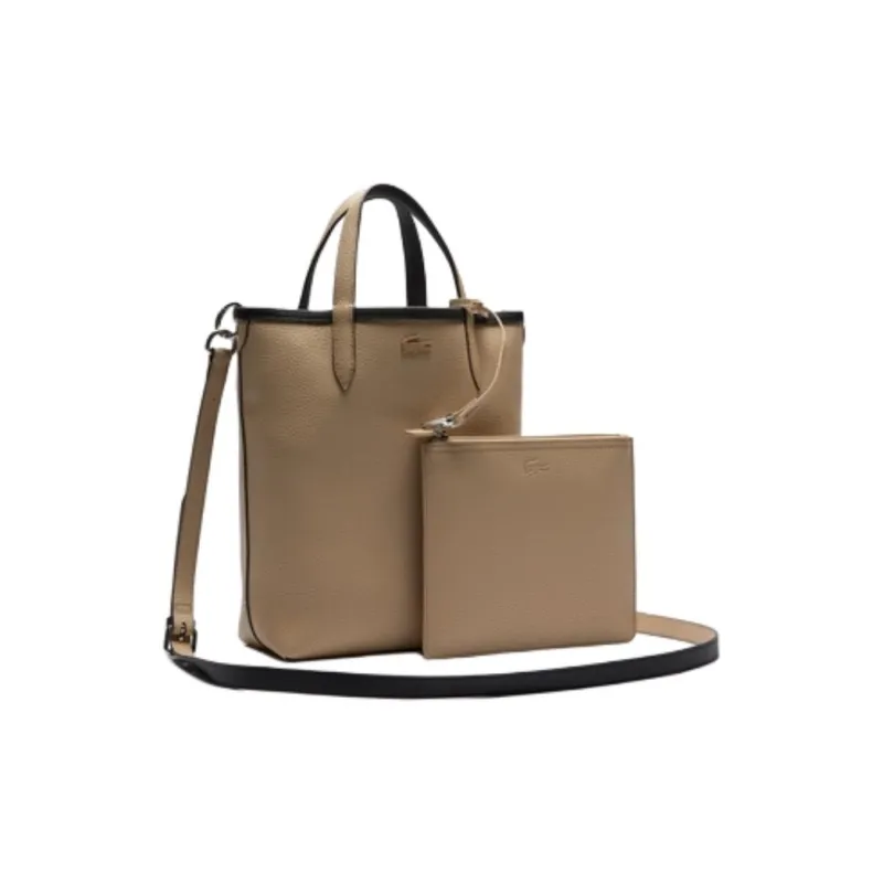 LACOSTE Handbags Black & Khaki-4