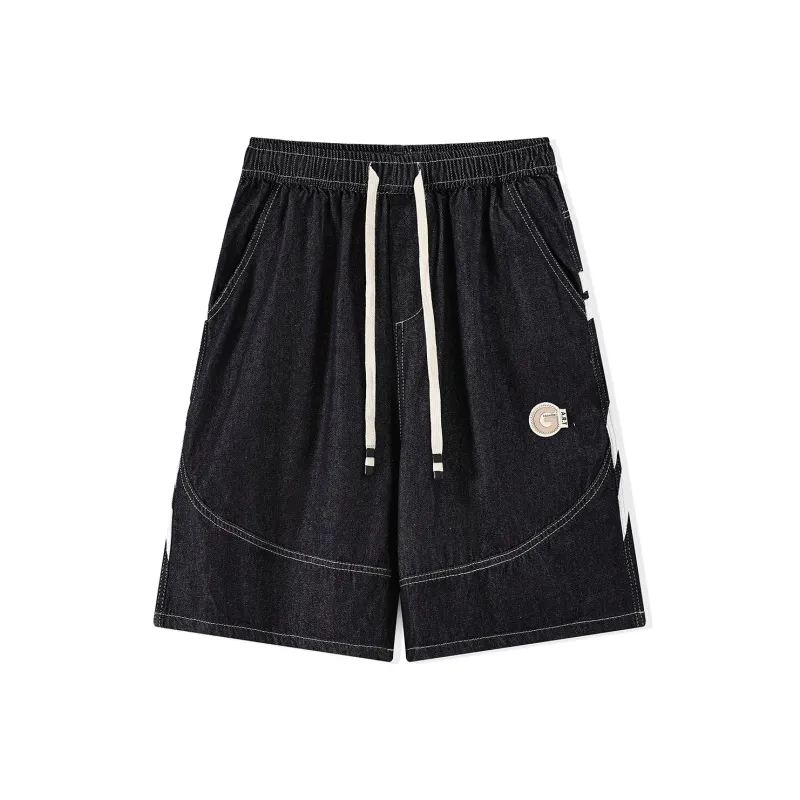 Michael Rock Denim Shorts Unisex-0