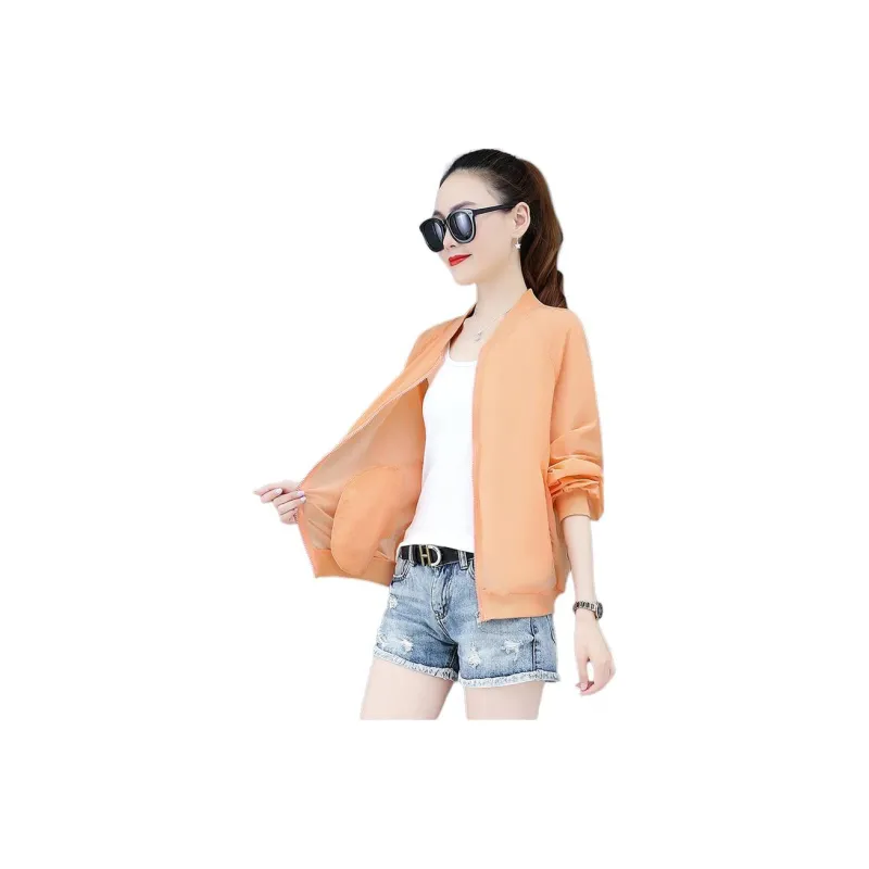 Flowers In Water Cropped Coat Women's-3