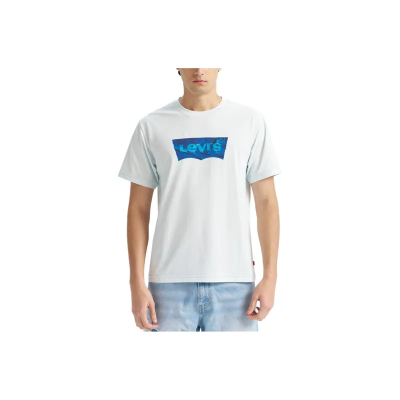 Levis T Shirts Men Light Blue-0