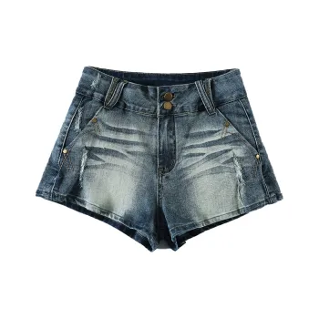 Garbege Denim Shorts Women's Vintage Blue