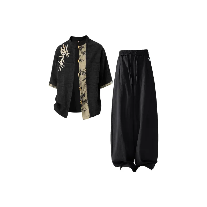 SAME FLOW Shirt Matching Set Unisex-22