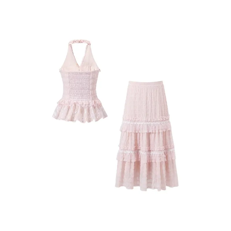 DOKZB Two Piece Skirt Sets Women's-1