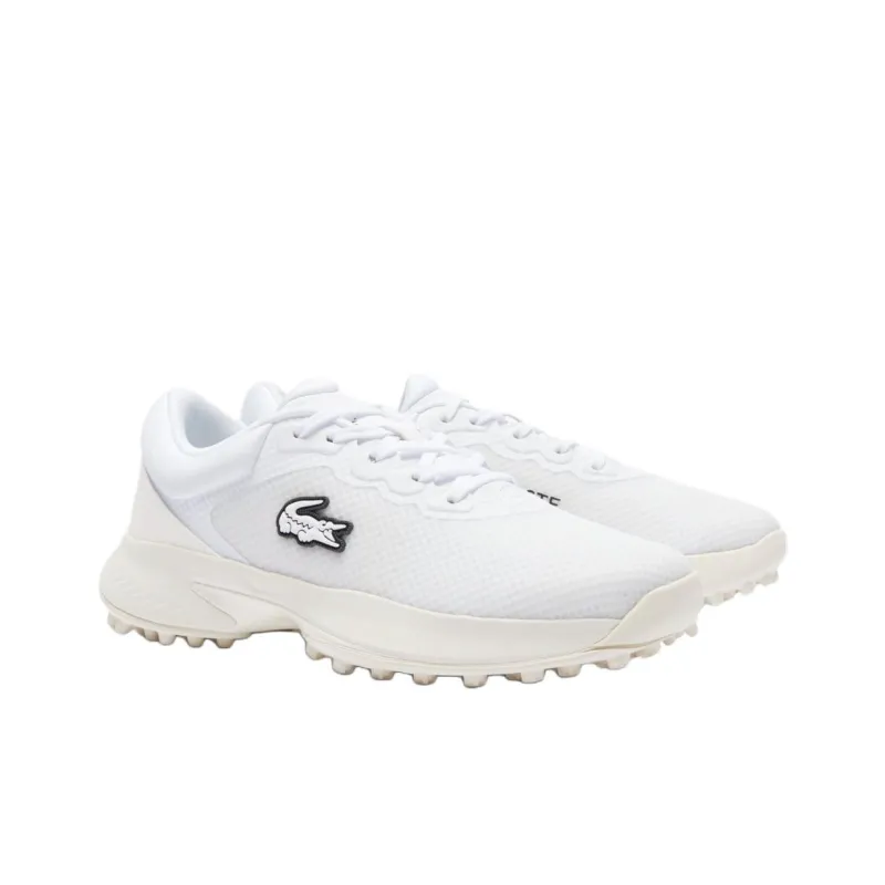 LACOSTE Anti Slip Wear Resistant Low Top Golf Shoes Women's White-1