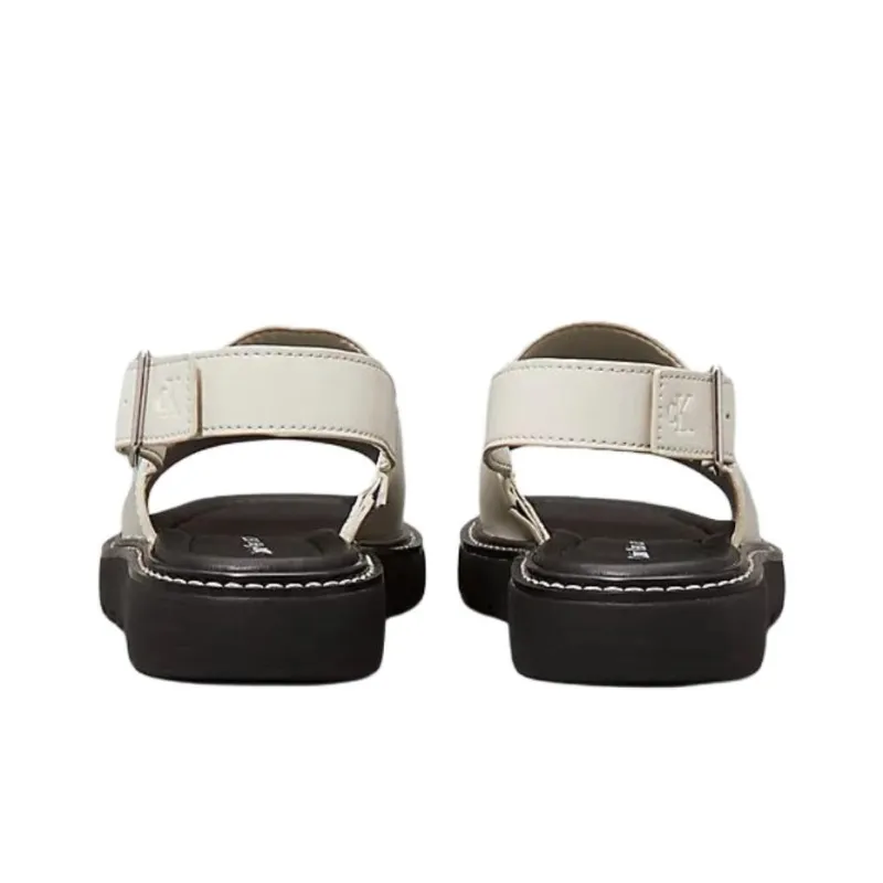 CKJ CALVIN KLEIN JEANS One Strap Sandals Women's White-4