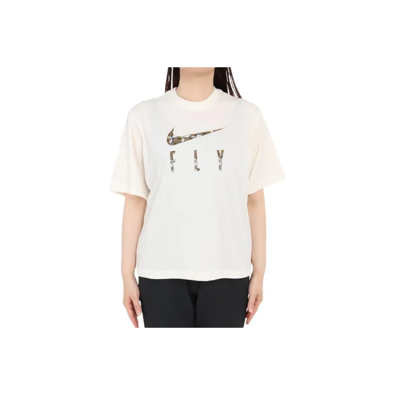 Nike T Shirt Women's Gray White-0