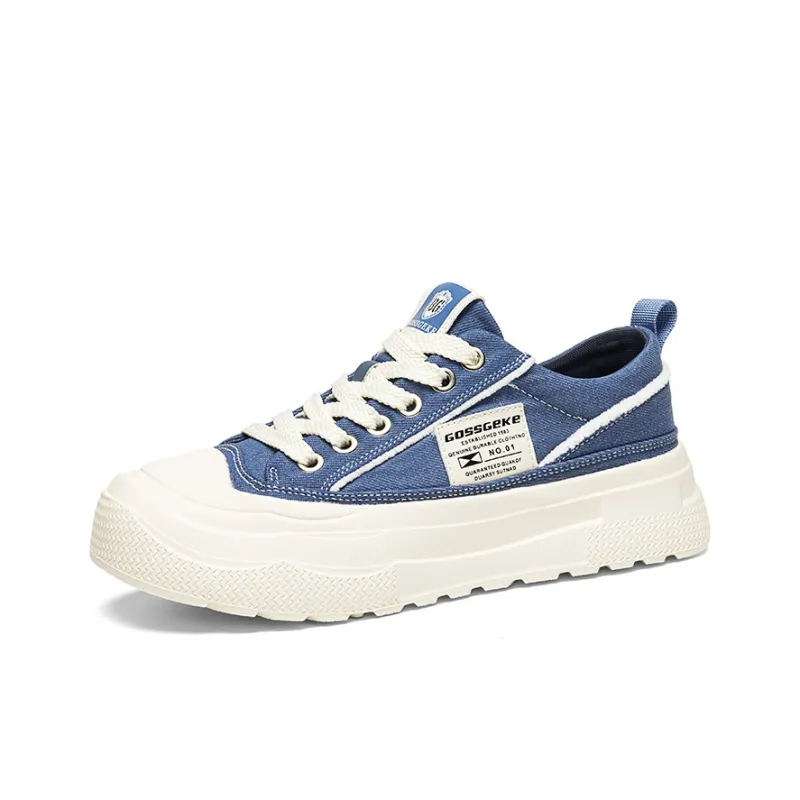 Grumpy Ram Breathable Height Increase Low Top Canvas Shoes Men's-6