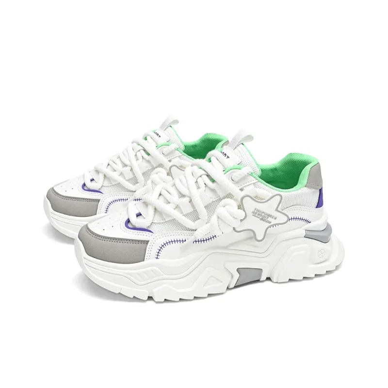 HACKBUTEER Low Top Chunky Sneakers Men's Box Included-13