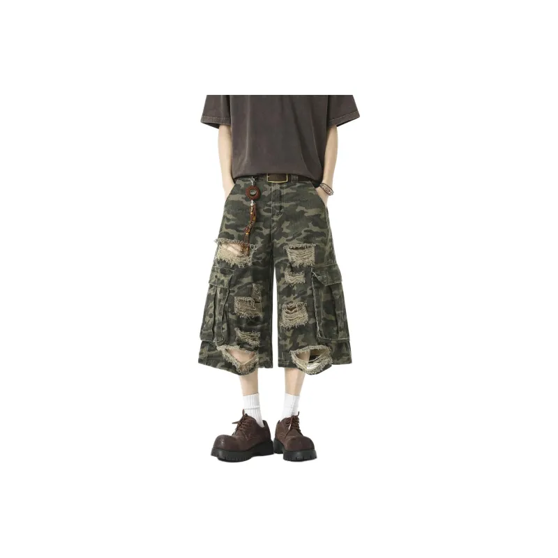 AWAO Casual Shorts Unisex Camouflage-0
