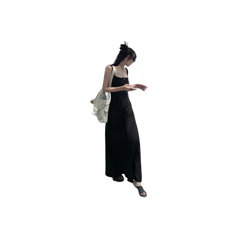 XIANSINIAO Slip Dresses Women's-0